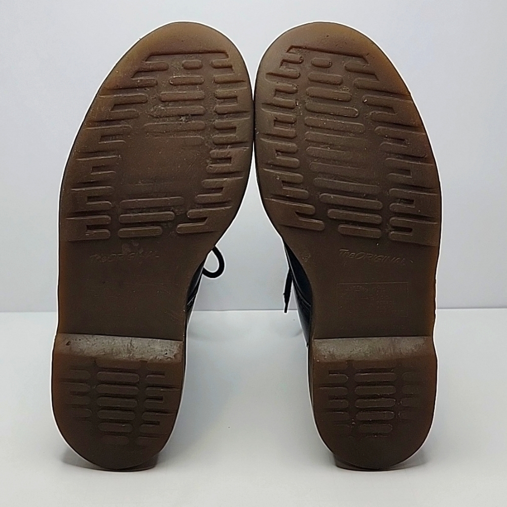 VTG Dr. Martens | 1460 distressed 10 hole black leather boots | MENS 9/10 - Picture 11 of 11